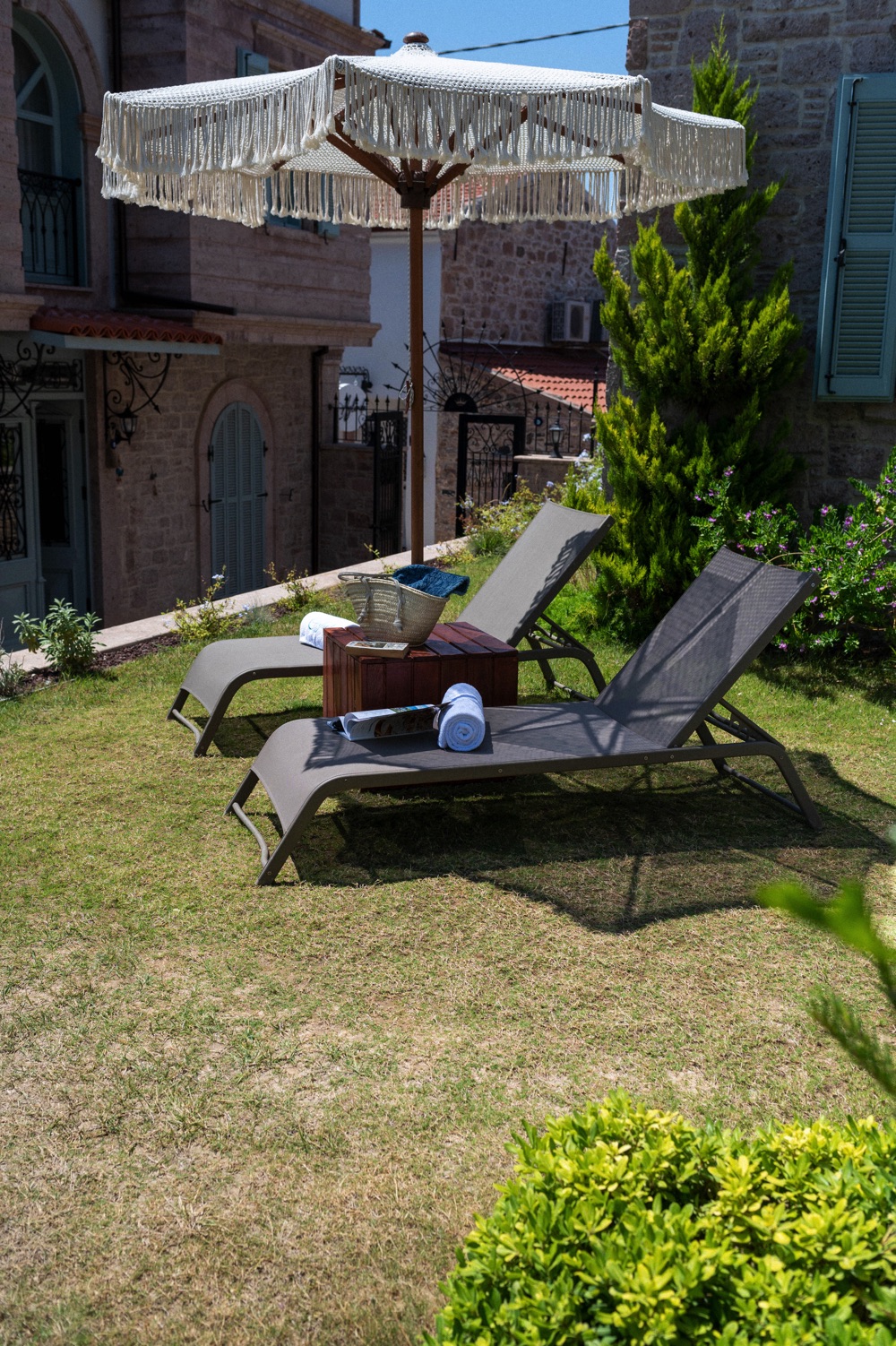 Bahçe şezlong